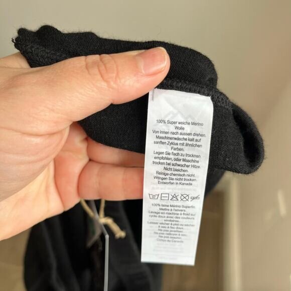 Merino Tech 100% Merino Wool Base Layer Pants XXL NWT Black Thermal Warm - Picture 3 of 13